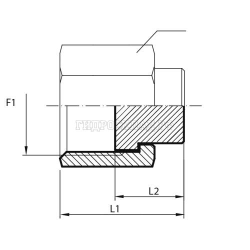 Заглушка ORFS(г) 1.7/16" (Vitillo SPA)