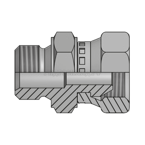 Адаптер BSP(ш) 1/2" - BSP(г) 1/4" (Vitillo SPA)