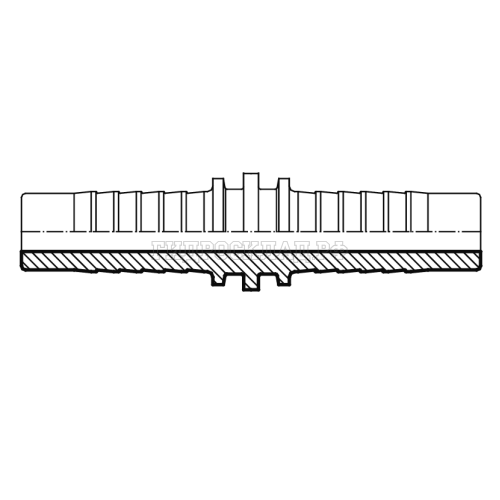 Фитинг cоединитель РВД  DN=08 (Китай)