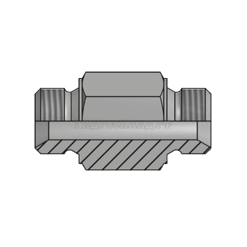 Адаптер BSP(ш) 1.1/4" - BSP(ш) 1.1/4" L=98 удлиненный (Vitillo SPA)