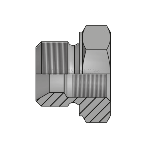 Адаптер BSP(ш) 1" - BSPP(F) 3/4" L=32 (Vitillo SPA)
