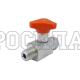 Кран манометра R1/4" оцинкованный (Mini Press)
