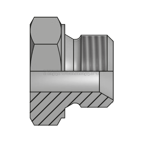 Адаптер BSP(ш) 1.1/2" d=35 под сварку (Vitillo SPA)