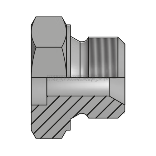 Адаптер BSP(ш) 1/4" под сварку Pipe=10 (Vitillo SPA)
