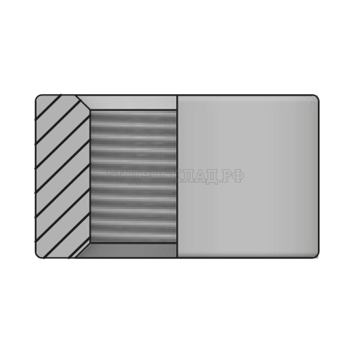 Адаптер BSPP(F) 1/4" - D=22 L=16 (кольцо под сварку) (Vitillo SPA)