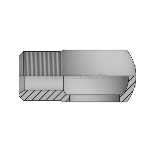 Адаптер BANJO(BSP) 1/4" - BSP(ш) 1/4" sv60° (Vitillo SPA)