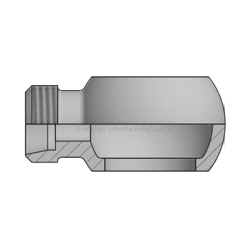 Адаптер BANJO(BSP) 1/4" - DKOL(ш) 14X1.5 (Vitillo SPA)