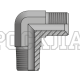 Адаптер 90° BSPT(ш) 1" - BSP(ш) 1" (Vitillo SPA)
