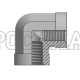 Адаптер 90° BSP(F) 1" - BSP(F) 1" (Vitillo SPA)