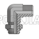 Адаптер 90° DK(ш) 30X1.5 - Metric(ш) 27X2 o.r.+ контргайка (Vitillo SPA)