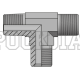 Адаптер тройник BSP(ш) 5/8" - NPT(ш) 5/8"  - BSP(ш) 5/8" (Vitillo SPA)