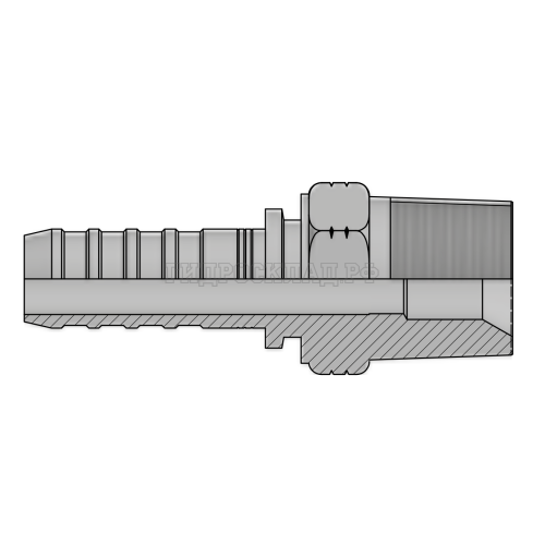 Фитинг NPTF (ш) 1” DN=20 InterLock (без зачистки)
