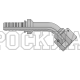 Фитинг JIC (г) 1.1/16” DN=25 (45°) InterLock (без зачистки) (thrust-wire nut)