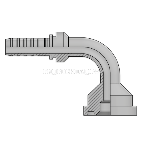 Фитинг SFL D=44.5 DN=20 (90°) InterLock (без зачистки)