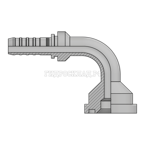 Фитинг SUPERCAT D=54 DN=32 (90°) InterLock (без зачистки)