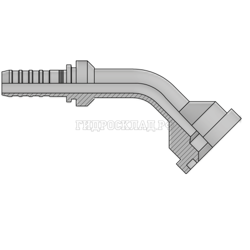 Фитинг SUPERCAT D=41.3 DN=20 (45°) InterLock (без зачистки)