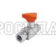 Кран манометра G1/4"(г)-G1/4"(г) 0° MiniPress (оцинк.) (Mini Press)