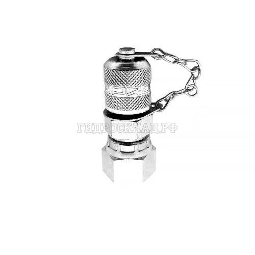 Точка контроля давления M16x2 - DKOS(г) M18x1.5 - мет.колп.с цеп. нержавейка (Mini Press)