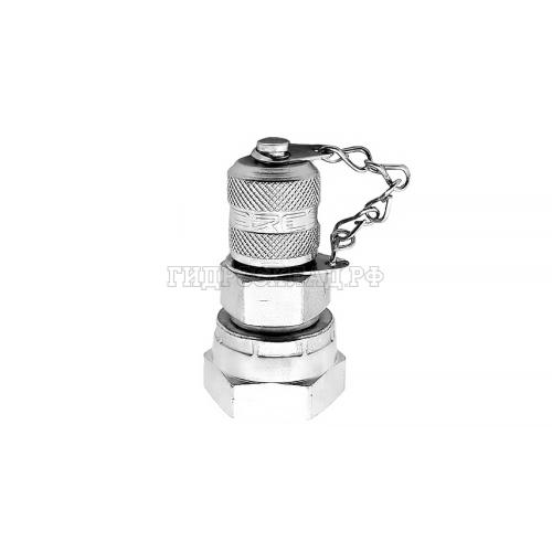 Точка контроля давления M16x2 - DKOS(г) M24x1.5 - мет.колп.с цеп. нержавейка (Mini Press)