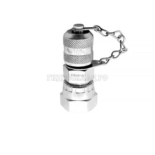 Точка контроля давления M16x2 - DKOS(г) M20x1.5 - мет.колп.с цеп. нержавейка (Mini Press)