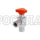 Кран манометра G1/4"(г) - G1/4"(г)  90°  оцинкованный MiniPress (Mini Press)