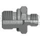 Адаптер ТС P=12 20x1.5 - BSPP 3/8"(ш) Form E (RASTELLI  RACCORDI s.r.l.)