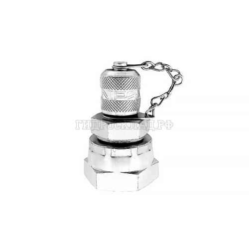 Точка контроля давления M16x2 - DKOS(г) M30x2 - мет.колп.с цеп. нержавейка (Mini Press)