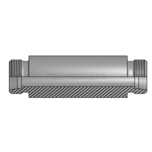 Адаптер ТС P= 6 12x1.5 - 12x1.5 P= 6 средняя часть D=18 под сварку (Vitillo SPA)