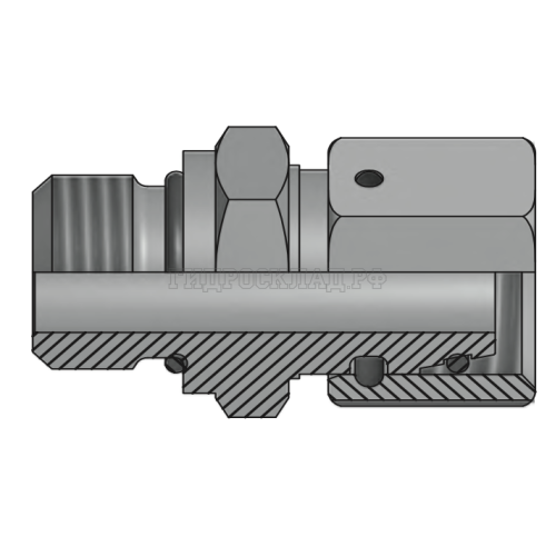 Адаптер DKOL(г) 45x2 - NPT 1.1/4"(ш) (Vitillo SPA)