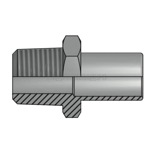 Адаптер PIPE P=42 - NPT 1.1/2"(ш) (Vitillo SPA)