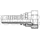 Фитинг JIC (г) 1.5/16" DN=20 (0°) S41 (Китай)