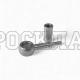 Фитинг BANJO M10X1/8" (0°) DN=03мм S10 нерж. (с муфтой) (Китай)