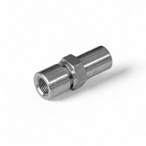 Фитинг (F) M10X1.0 SAE J1401 внутр.конус,стальн. (одночастный) (Китай)