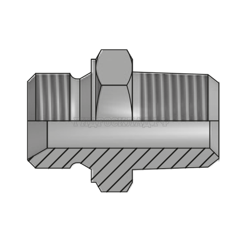 Адаптер BSP(ш) 1/4" - BSPT(ш) 3/8" (Китай)