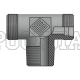 Адаптер ТС тройник P=12 18x1.5 - BSPT 3/8"(ш) (гориз.) (Vitillo SPA)