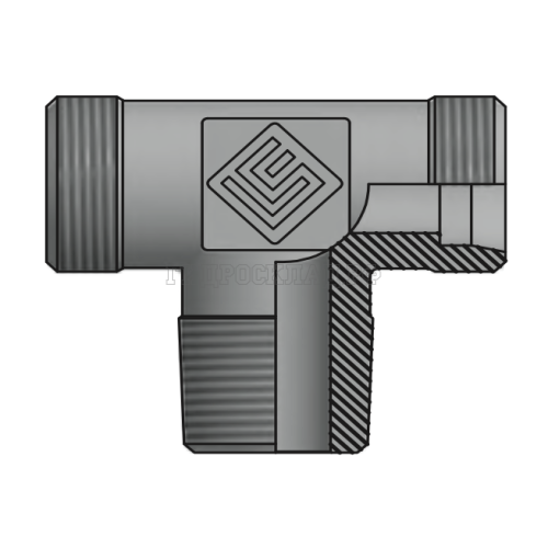Адаптер ТС тройник P=30 42x2 - BSPT 1.1/4"(ш) (гориз.) (Vitillo SPA)