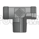 Адаптер ТС тройник P=14 22x1.5 - MetricT 20x1.5(ш) (гориз.) (Vitillo SPA)