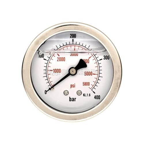Манометр 63мм 0-400 бар  G1/4 (сзади) (Китай)