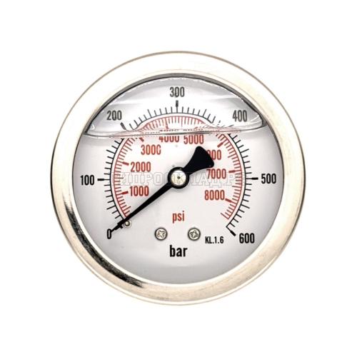 Манометр 63мм 0-600 бар G1/4 (сзади) (Китай)