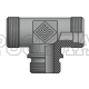 Адаптер ТС тройник P=38 52x2 - Metric 48x2(ш) Form B (гориз.) (Vitillo SPA)