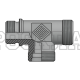 Адаптер ТС тройник P=38 52x2 - BSPP 1.1/2"(ш) Form B (верт.) (Vitillo SPA)