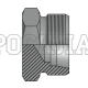 Заглушка CES P= 8 16x1.5 L=13 (Китай)