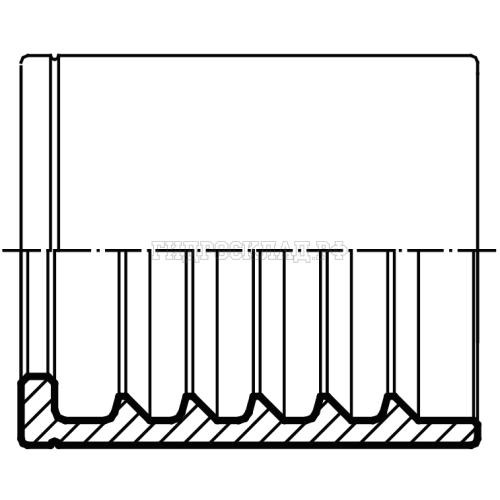 Муфта обжимная 1SN DN=12 (Китай)