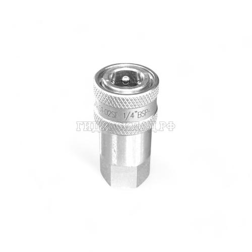 БРС ISO A  1/4" BSP (нерж.) розетка (LSQ)