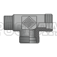 Адаптер ТС тройник P= 8 14x1.5 - 18x1.5 P=12 (верт.) (Vitillo SPA)