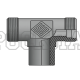 Адаптер ТС тройник P=12 18x1.5 - PIPE P=12 18x1.5 (гориз.) (Vitillo SPA)