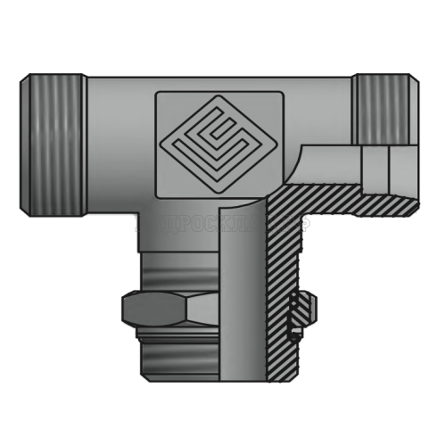Адаптер ТС тройник P=20 30x2 - BSPP 3/4"(ш) контргайка (гориз.) (Vitillo SPA)