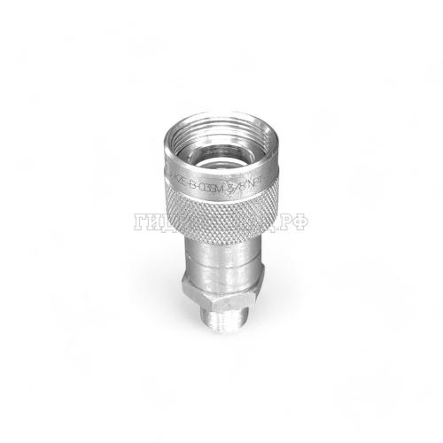 БРС T 3/8" розетка NPTF P=700 Bar с резьбой (Китай)
