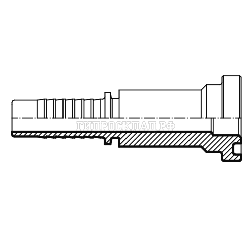 Фланец SUPERCAT D=54 DN=25 (0°) (Китай)