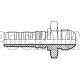 Фитинг JIC (ш) 1.3/16" DN=20 InterLock (Vitillo SPA)